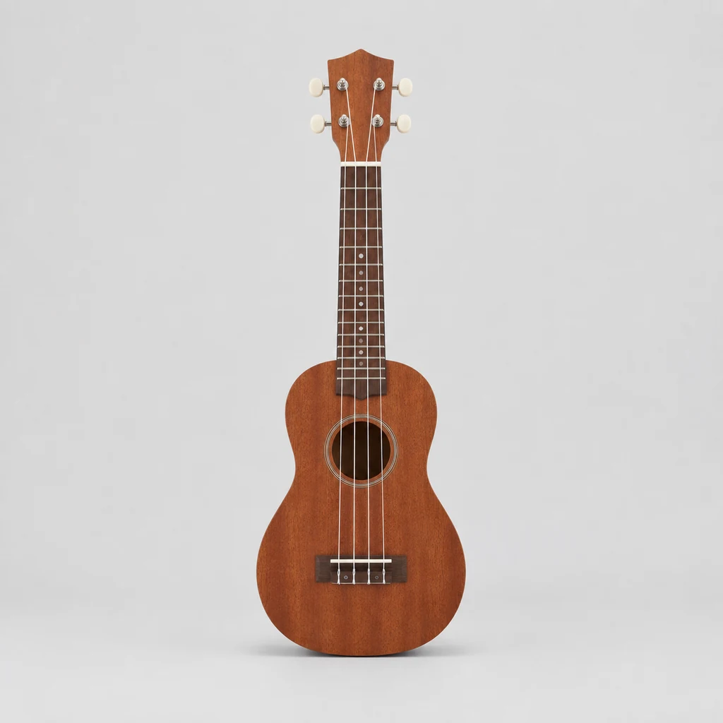 Soprano ukulele in mahogany finish